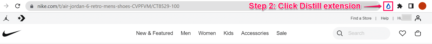 Go to Nike.com website. Go to the nike website